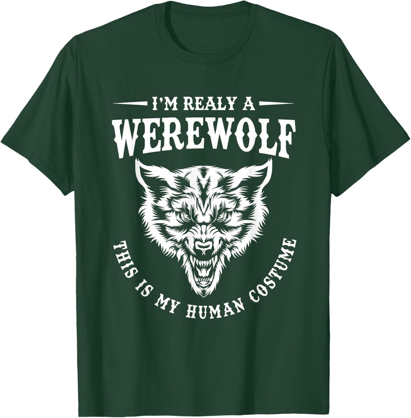 Halloween Werwolf Kostüm Kinder Jungen T-Shirt - T-Shirt | Forest