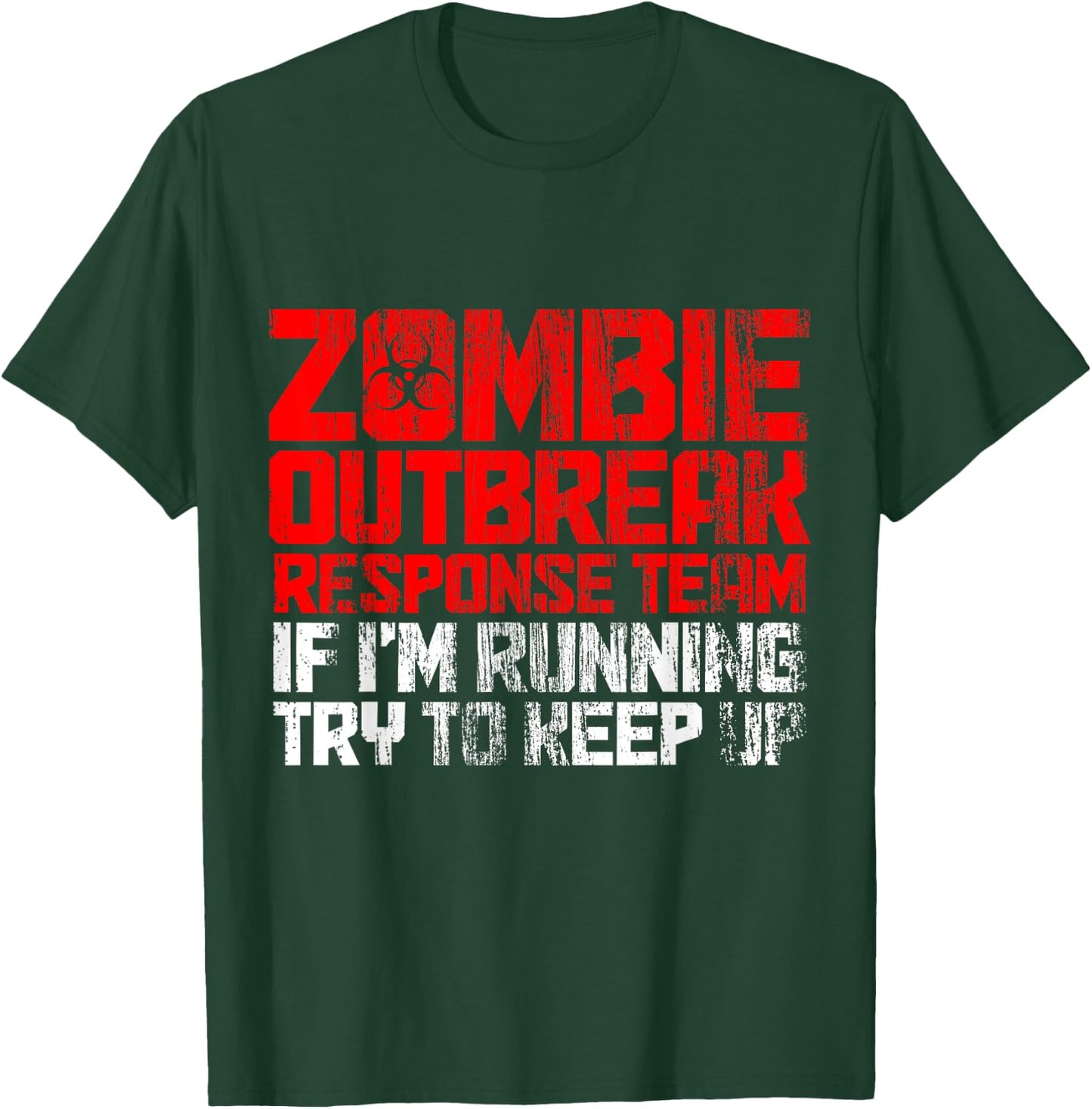 Zombie Hunter Team Funny Halloween Matching Group Costume T-Shirt - T-Shirt | Forest