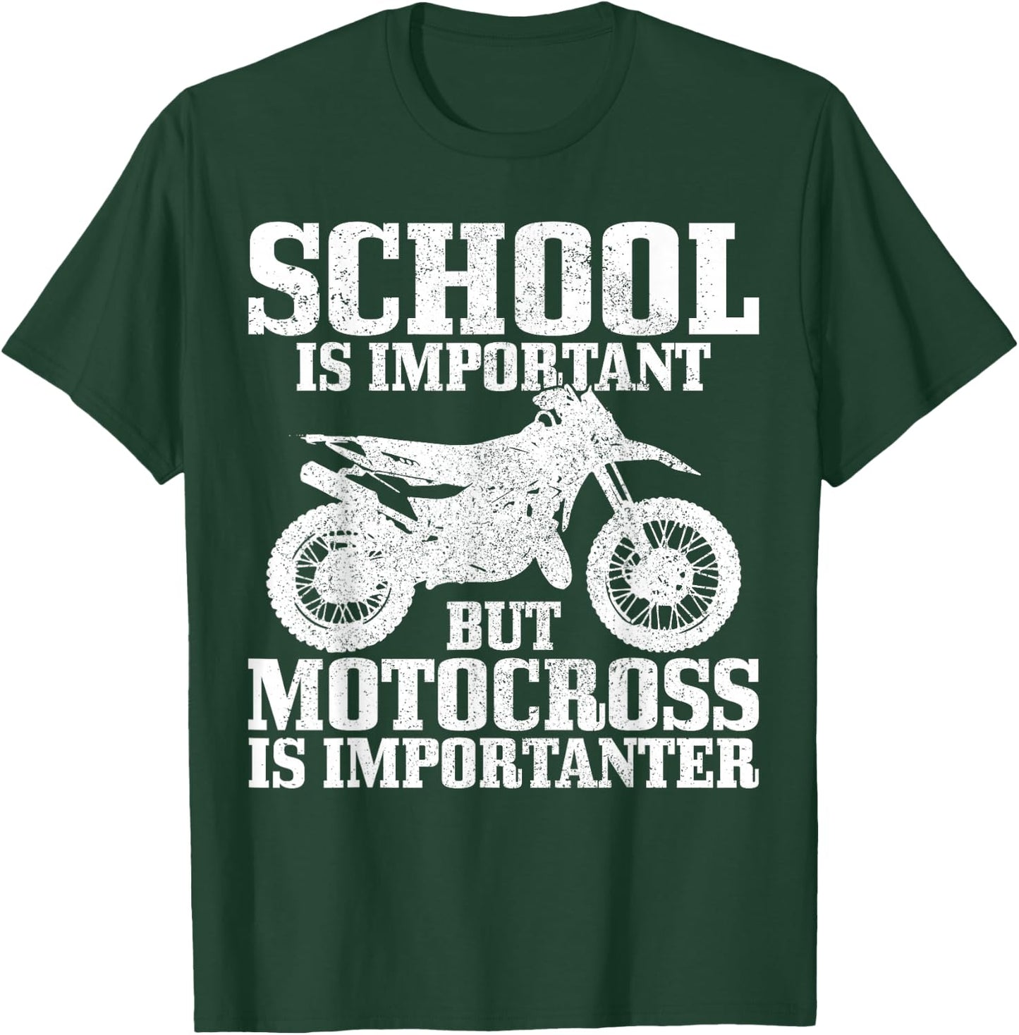 Motocross MX Enduro Freestyle Motorcycle Gift T-Shirt - T-Shirt | Forest