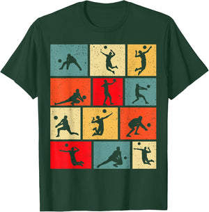 Volleyball Volleyballer Boys Children Men , black T-Shirt - T-Shirt | Forest