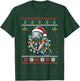 Manatee Santa Hat Ugly Christmas Sweater Xmas T-Shirt - T-Shirt | Forest