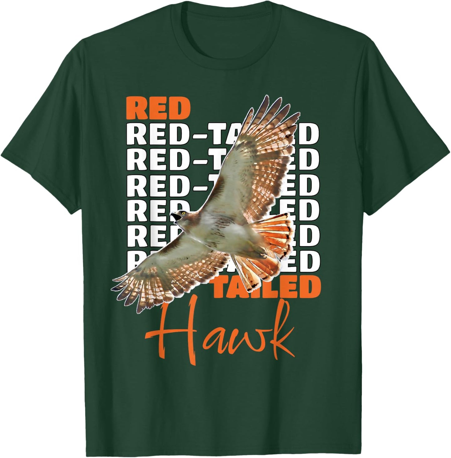 Red-Tailed Hawk Soaring T-Shirt - T-Shirt | Forest