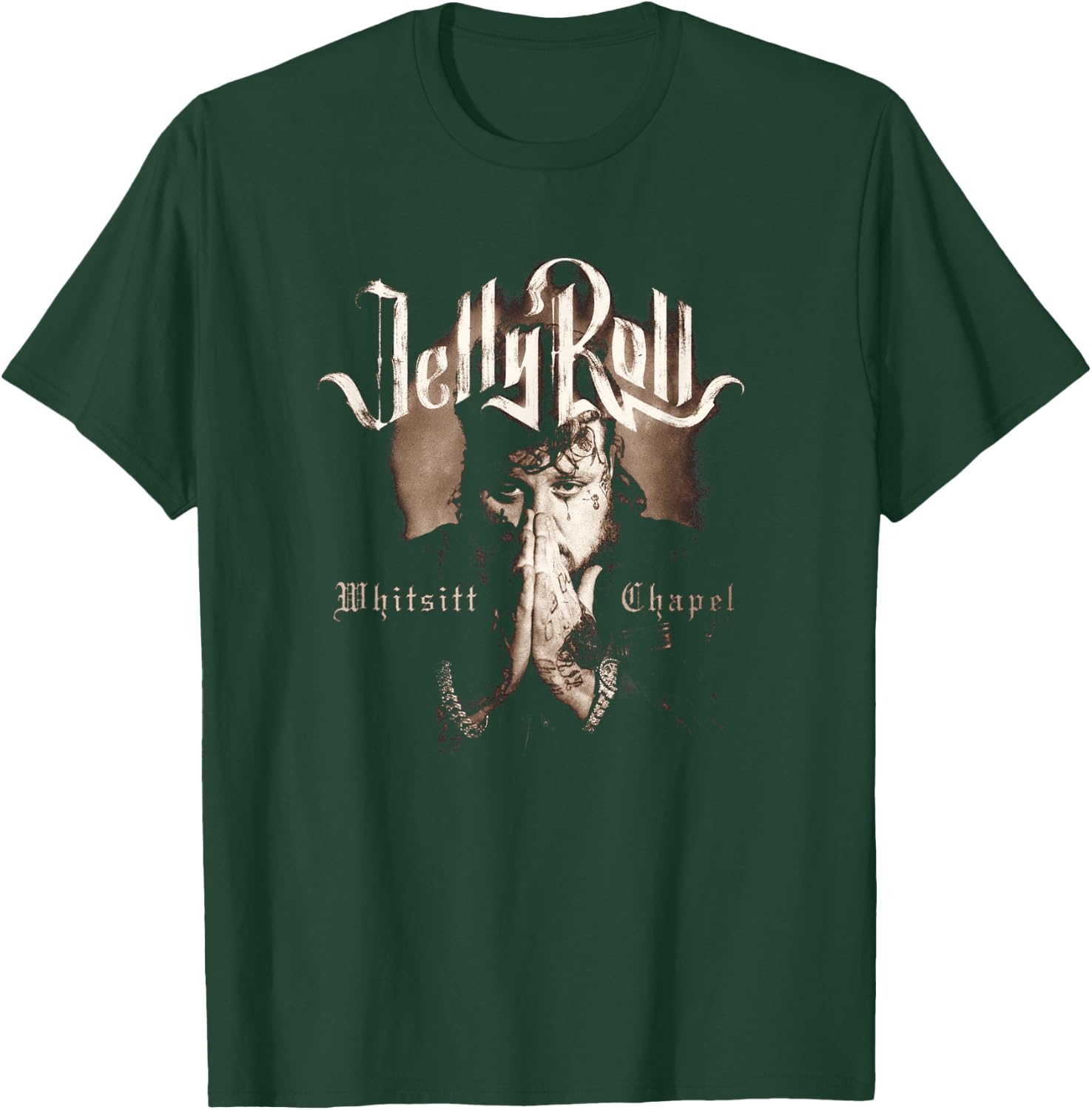 Jelly Roll - Black -Adults Short Sleeve , Small T-Shirt - T-Shirt | Forest
