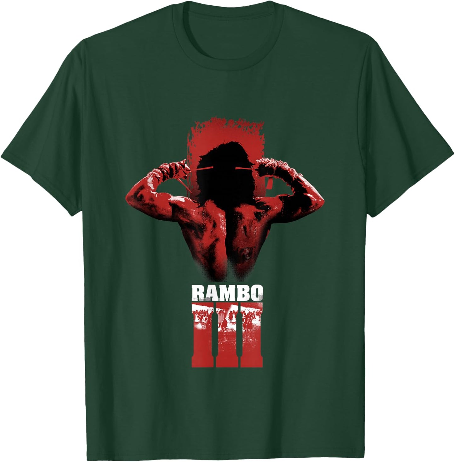 Rambo III Stirnband zum Binden T-Shirt - T-Shirt | Forest