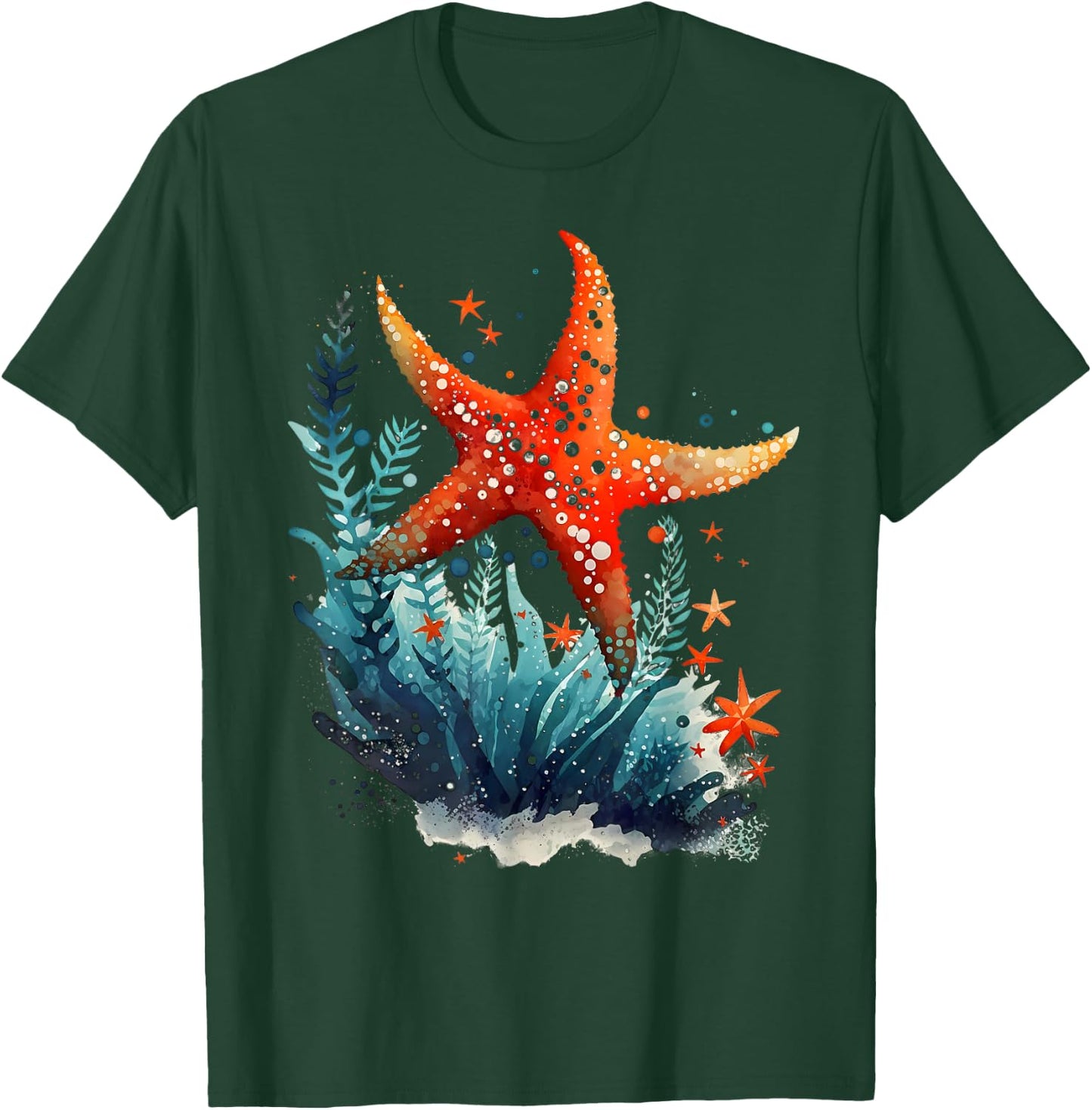 Starfish Costume Adult Women Kids Starfish T Shirt T-Shirt - T-Shirt | Forest