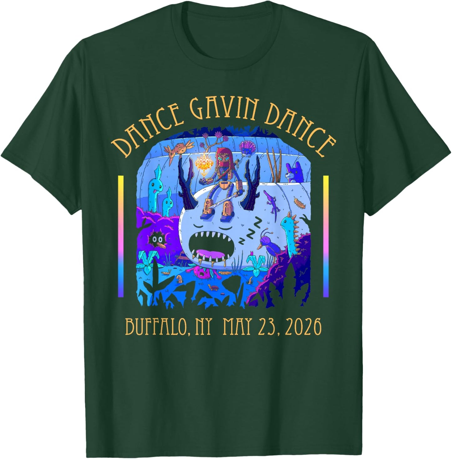 Dance Gavin Dance 2026 Tour Buffalo T-Shirt - T-Shirt | Forest