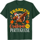Thankful Grateful And Portuguese Thanksgiving Turkey T-Shirt - T-Shirt | Forest