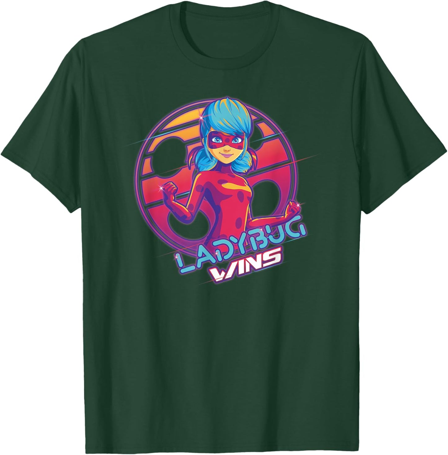Miraculous Ladybug - Gamer Collection - Ladybug Wins T-Shirt - T-Shirt | Forest