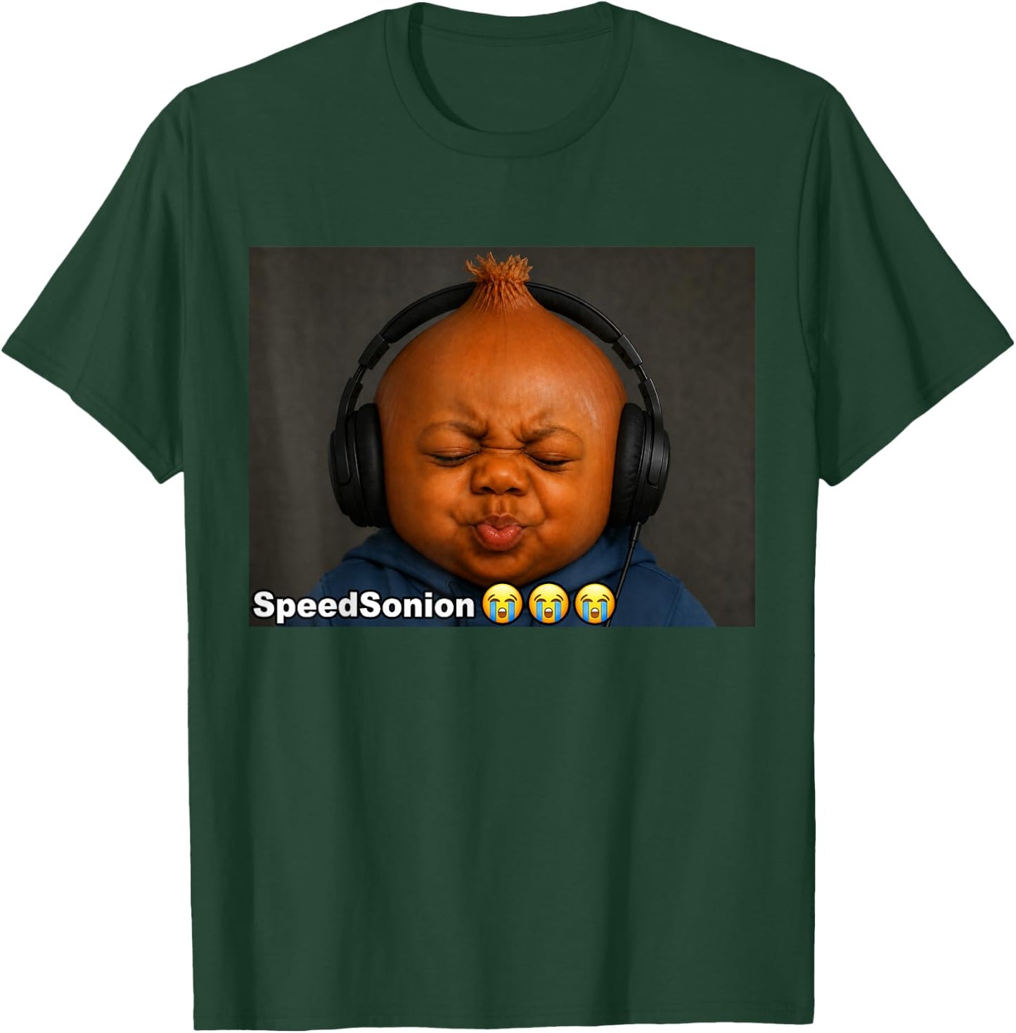 Funny Speed Sonion Ai Baby Speed Son Brainrot Meme T-Shirt - T-Shirt | Forest
