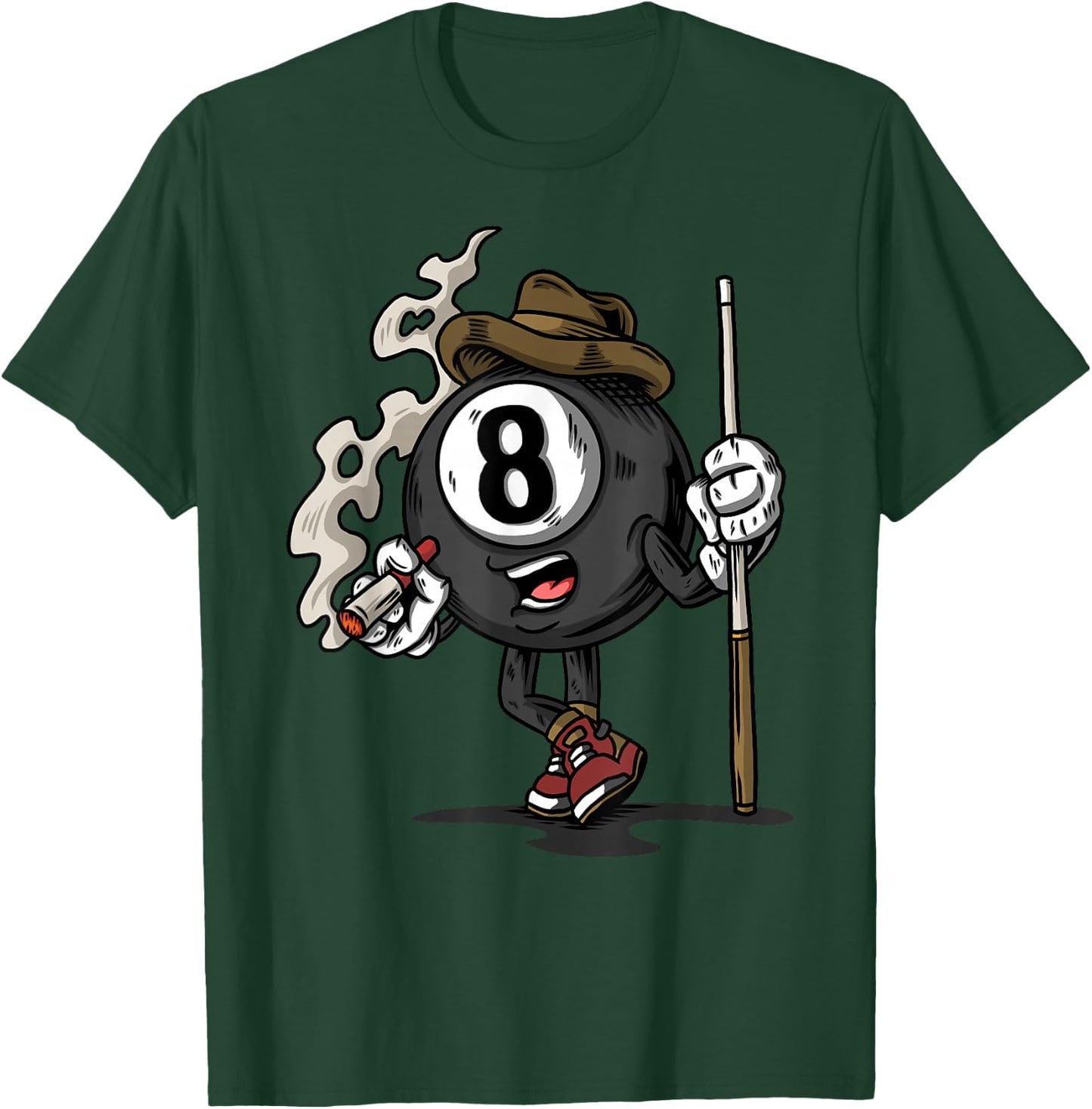 Billiard Ball 8 Pool Billiards T-Shirt - T-Shirt | Forest
