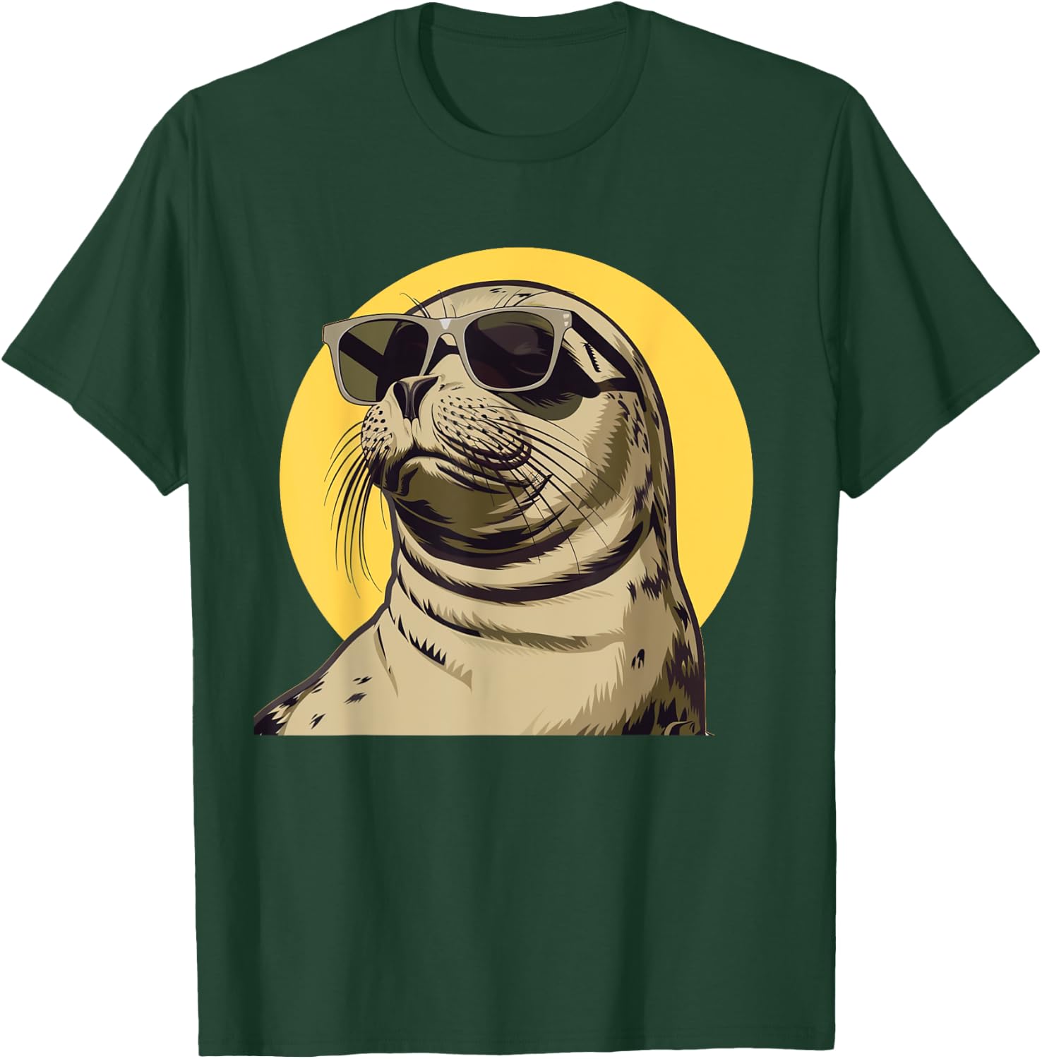 Perfect seal outfit with sunglasses for boys and girls T-Shirt - T-Shirt | Forest