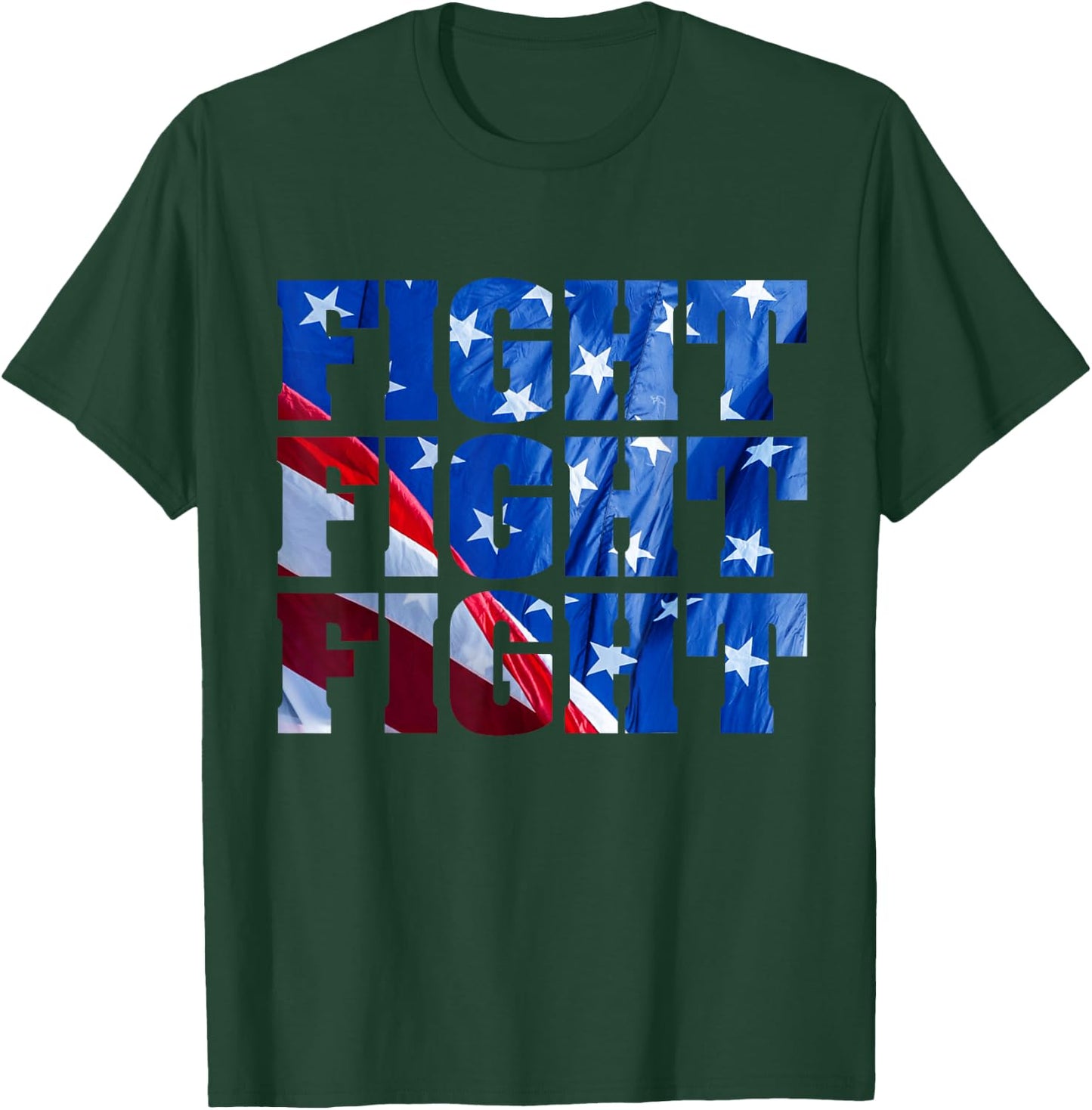 Donald Trump 47 - fight fight , Black, S T-Shirt - T-Shirt | Forest