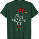 The Cool Grandpa Elf Matching Family Group Gift Christmas T-Shirt - T-Shirt | Forest