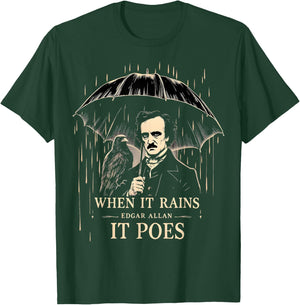 Gothic Raven Dark Literature T-Shirt - T-Shirt | Forest