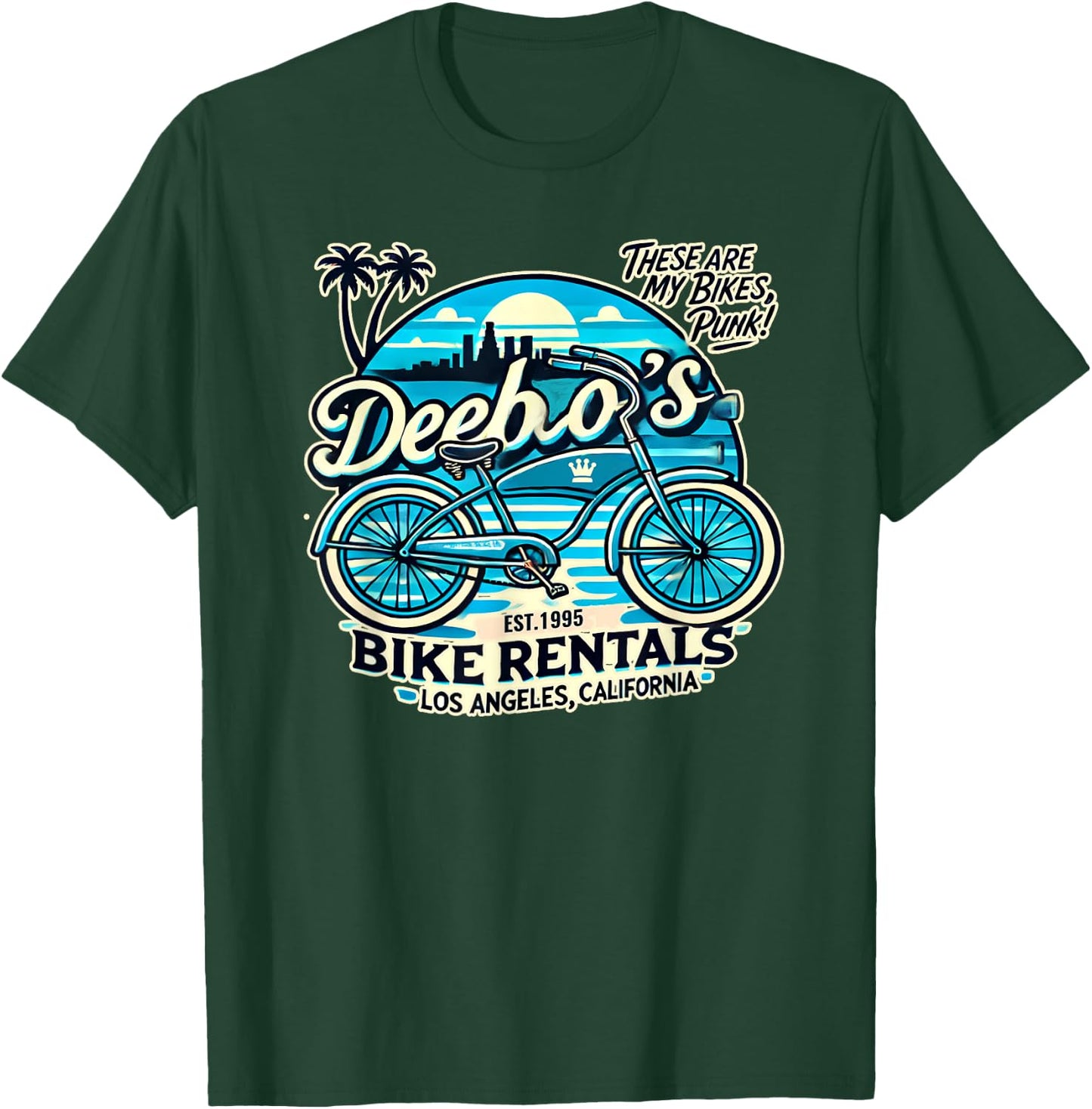 Deebo's Bike Rentals Los Angeles 1995 Magasin de vélos T-Shirt - T-Shirt | Forest