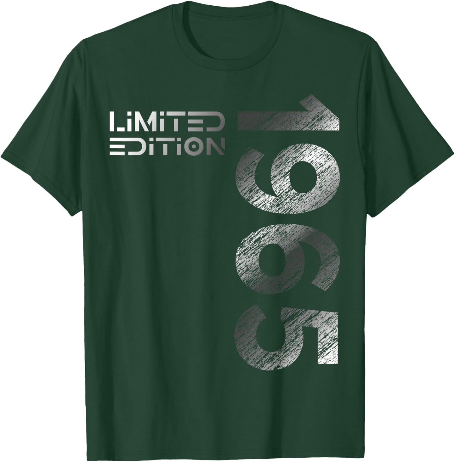 60th Birthday Limited Edition Vintage 1965 Man Woman , black T-Shirt - T-Shirt | Forest
