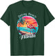 Delray Beach Florida Beach Flamingo Tropical Souvenir T-Shirt - T-Shirt | Forest