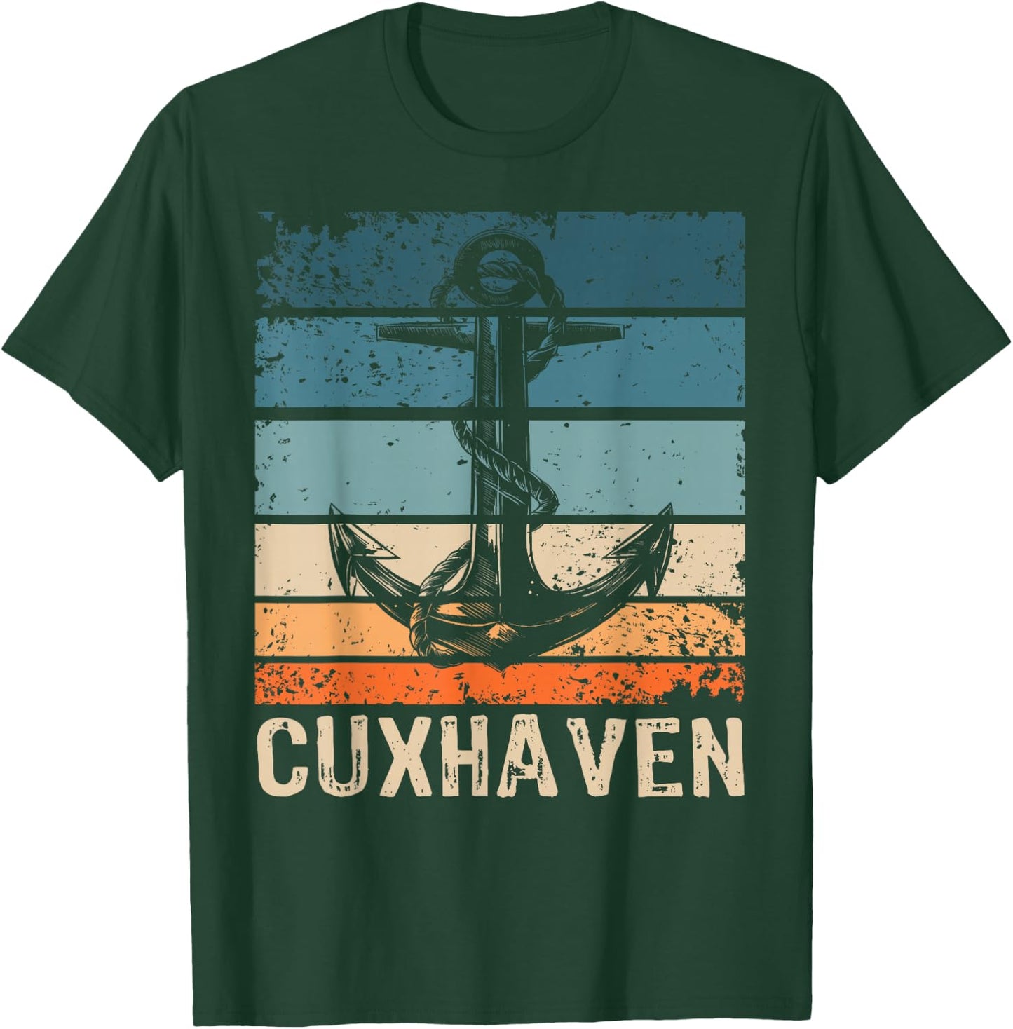 Funny Cuxhavener Sayings North Sea Coast City Cuxhaven , black T-Shirt - T-Shirt | Forest