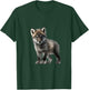 Super süßes Baby Wolf Motiv. Flauschig weich und kuschelig T-Shirt - T-Shirt | Forest