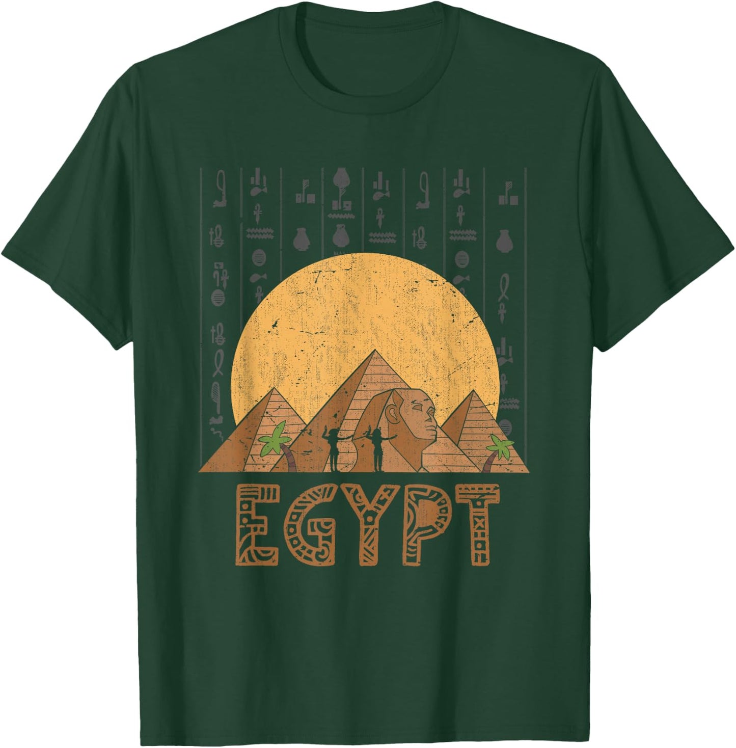 Ägyptische Pyramiden Sphinx Pharao Ägypter Geschenk Ägypten T-Shirt - T-Shirt | Forest