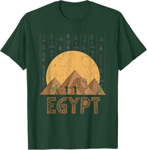 Ägyptische Pyramiden Sphinx Pharao Ägypter Geschenk Ägypten T-Shirt - T-Shirt | Forest