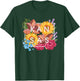 Flowers of Kansas Word Art - Kansan State Souvenir T-Shirt - T-Shirt | Forest