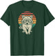 Funny Raccoon Lover Animal Retro 70s T-Shirt - T-Shirt | Forest