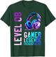 8. Geburtstag Junge Mädchen Gaming Level 8 Jahre T-Shirt - T-Shirt | Forest