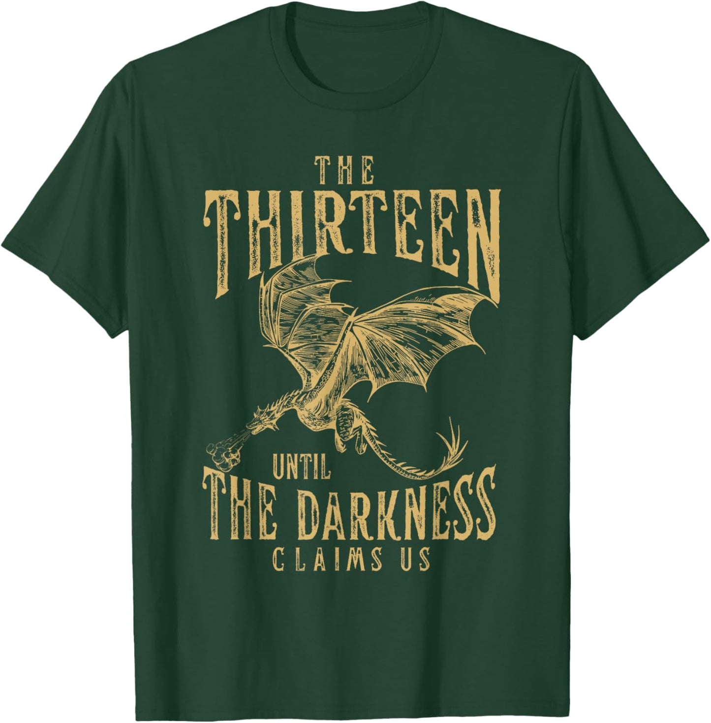 Retro Vintage The Thirteen Until the Darkness Claims Us Book T-Shirt - T-Shirt | Forest