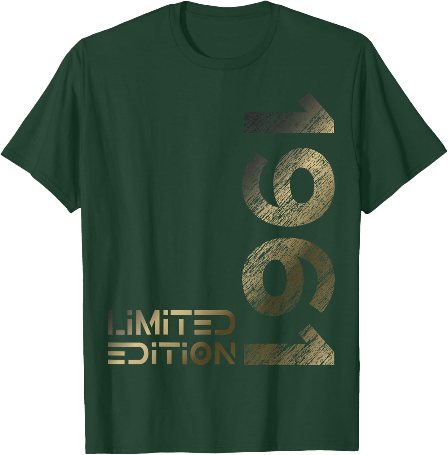 Limited Edition Jahrgang 1961 Mann Frau 65. Geburtstag T-Shirt - T-Shirt | Forest