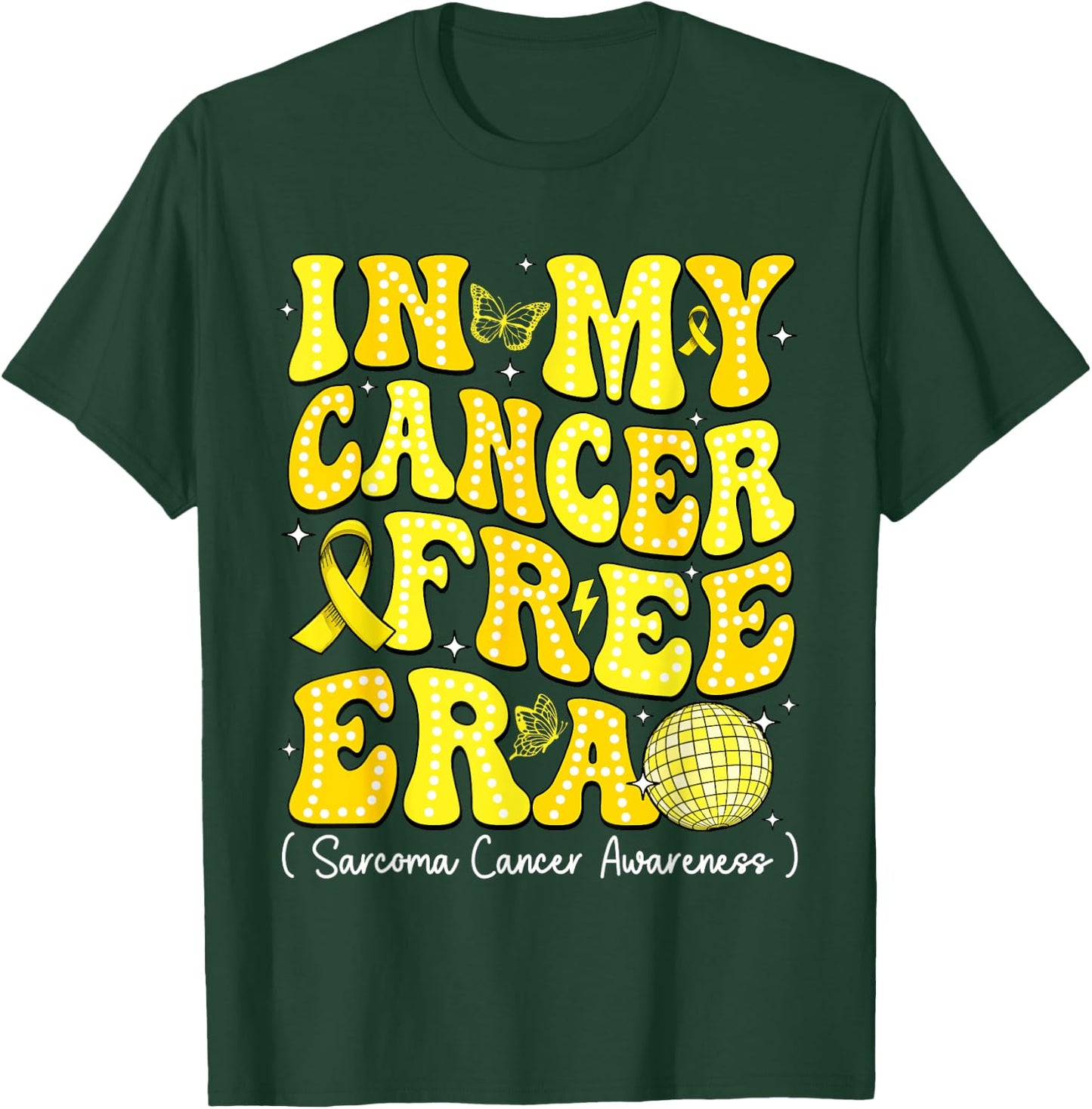 In My Cancer Free Era Dalmatian Dots Sarcoma Cancer T-Shirt - T-Shirt | Forest