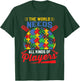 Autism Baseball The World Needs All Kinds of Players T-Shirt - T-Shirt | Forest
