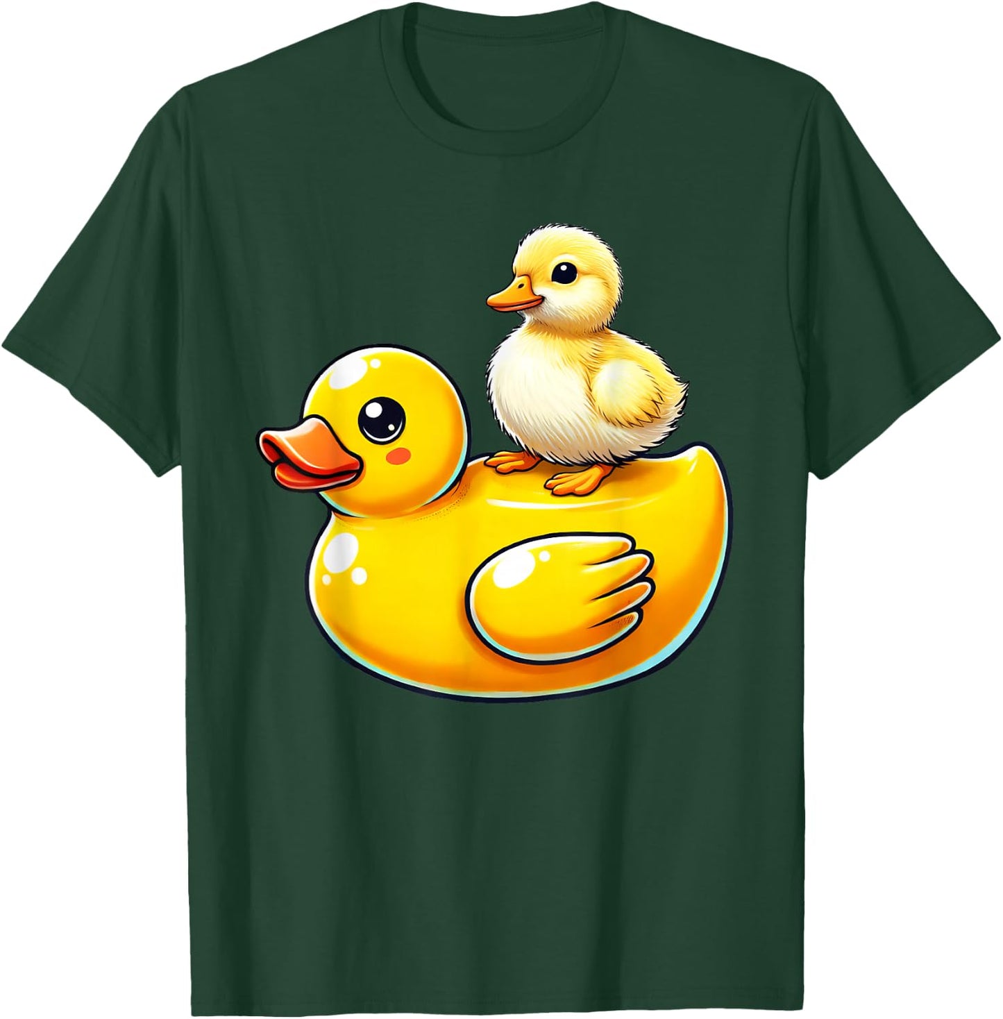 Cute Duckling Rubber Duck T-Shirt - T-Shirt | Forest