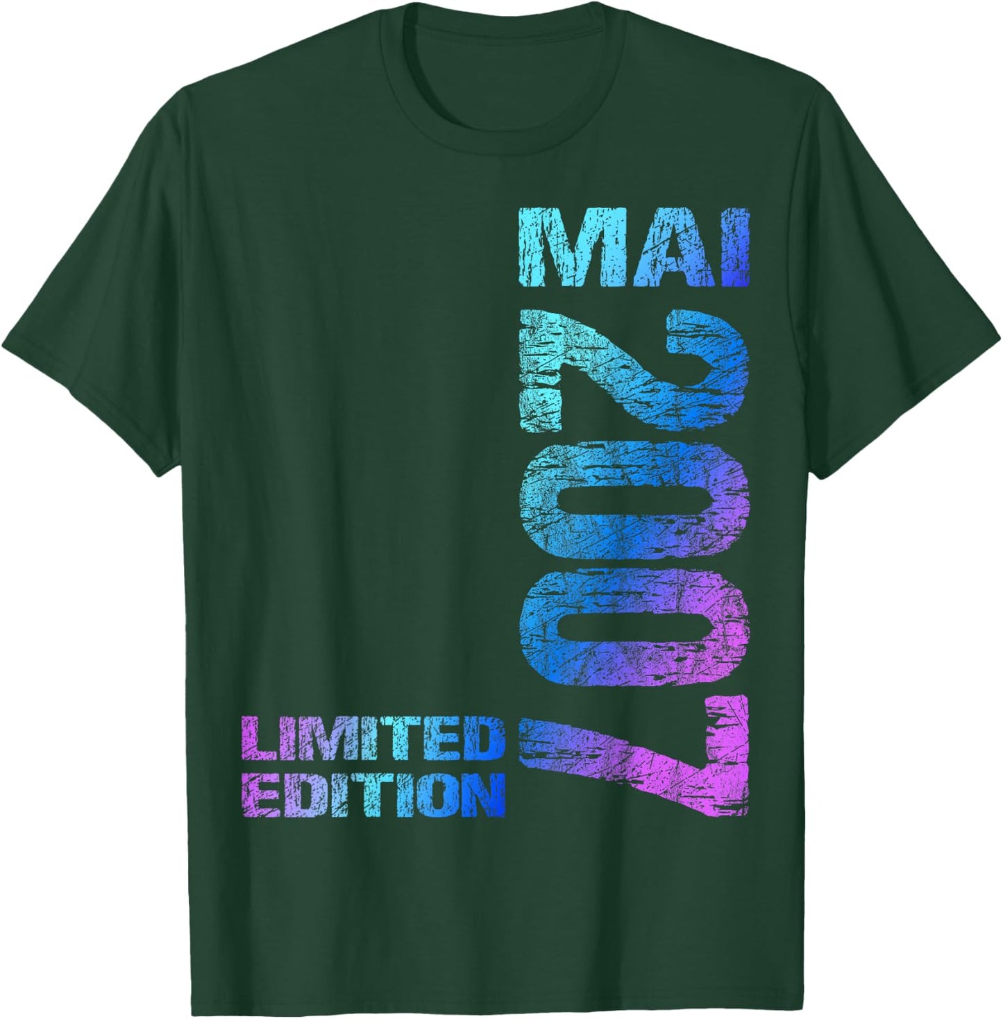 Mai 2007 Junge Mädchen 19. Geburtstag Limited Edition 19 T-Shirt - T-Shirt | Forest