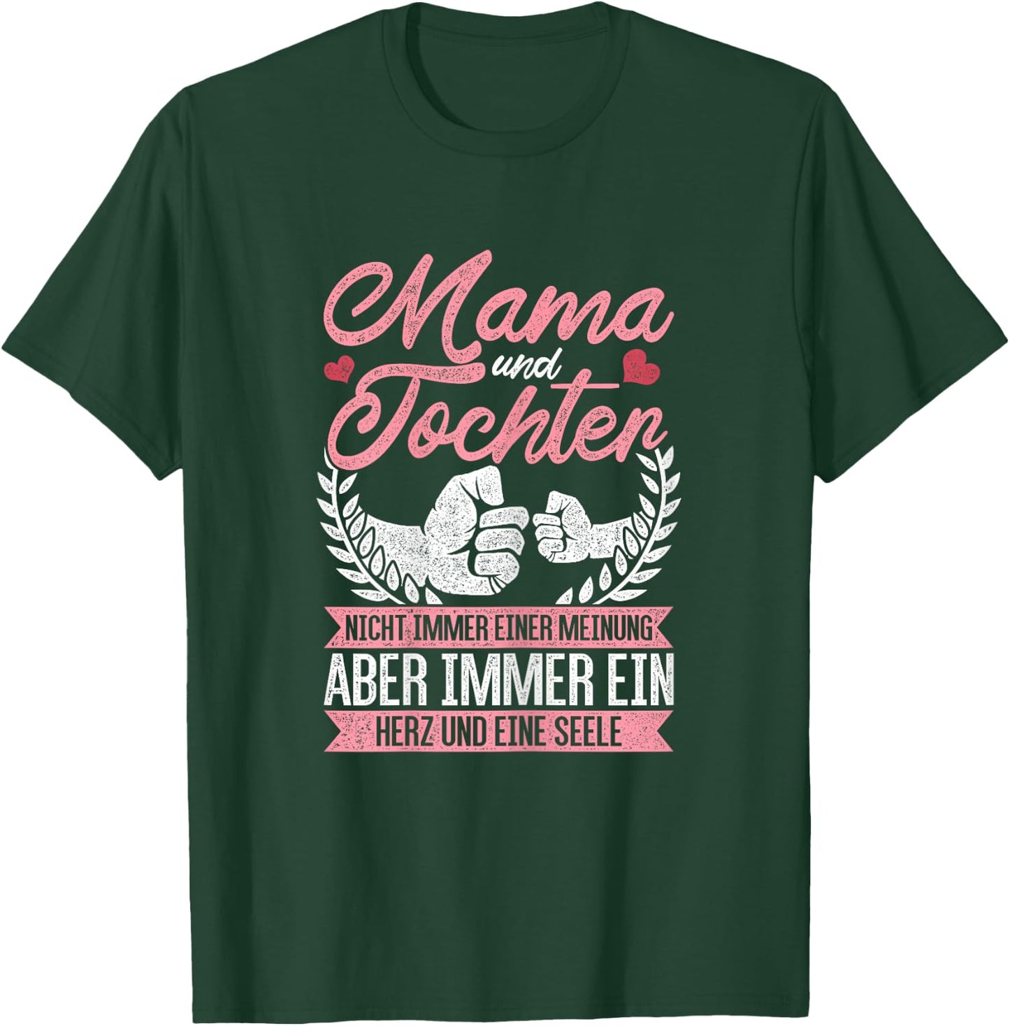 Mama Muttertag Mutter Und Tochter Geschenk T-Shirt - T-Shirt | Forest