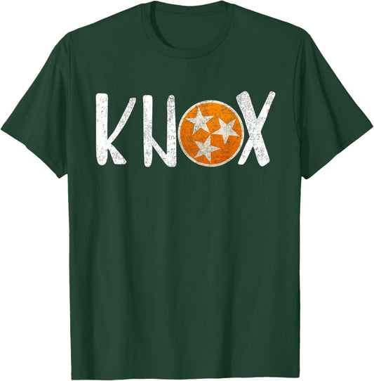 Knox Vintage Distressed Knoxville Tennessee Football T-Shirt - T-Shirt | Forest