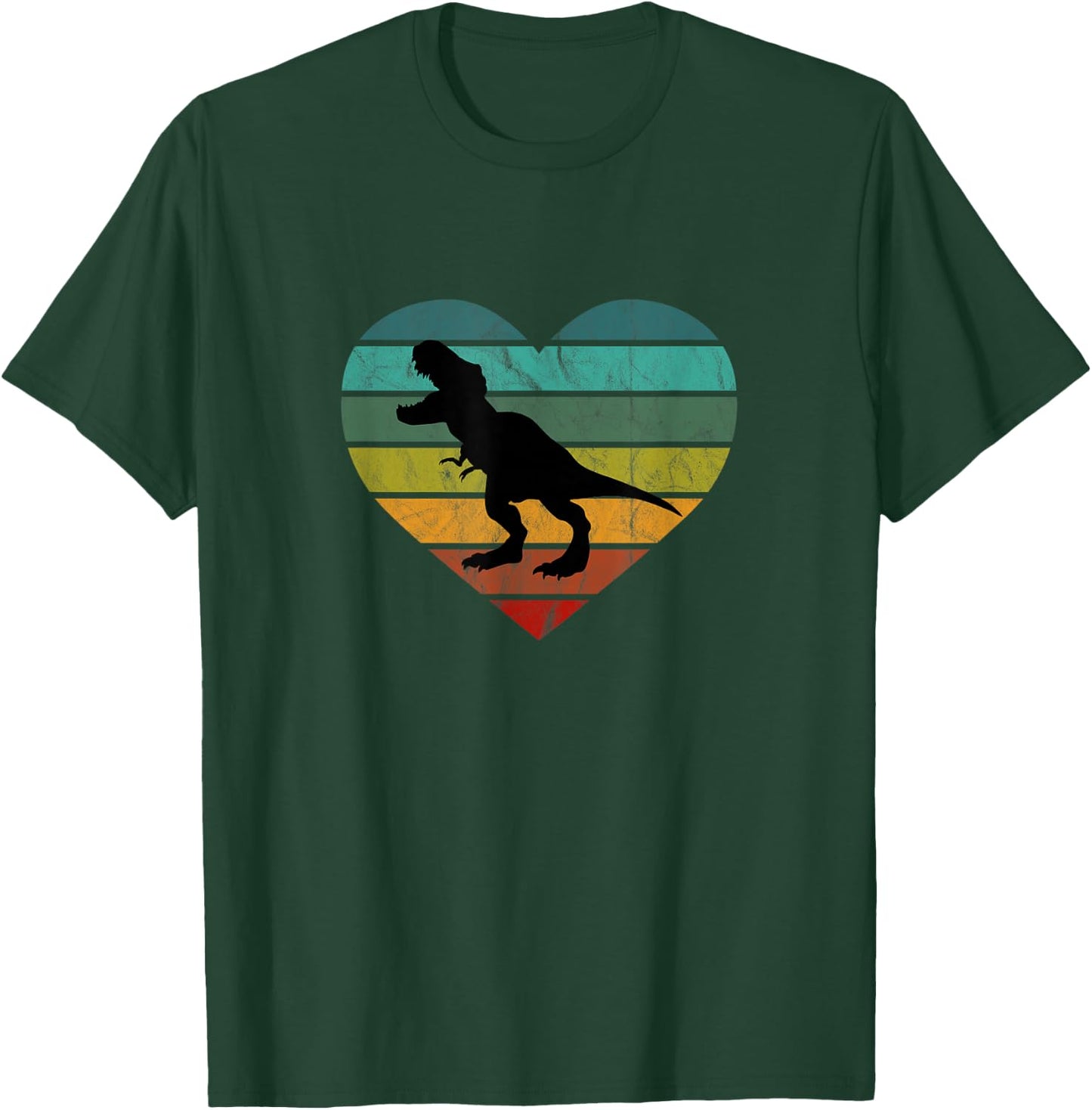 Tyrannosaurus Herz Dino Kinder Saurier Dinosaurier T-Rex T-Shirt - T-Shirt | Forest