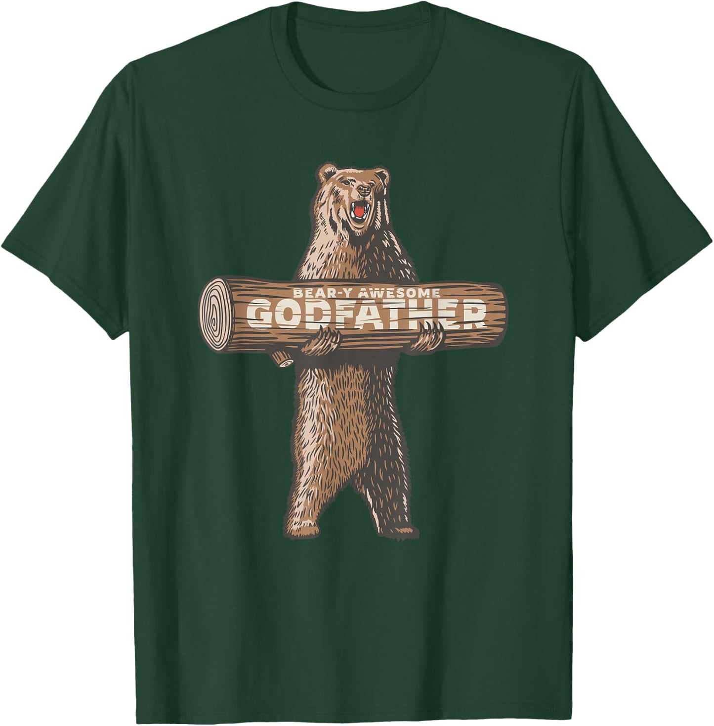 Awesome Godfather Funny Saying T-Shirt - T-Shirt | Forest