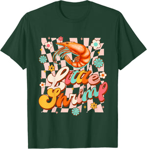Kids Baby Shower Cute Shrimp Seafood Lover Little Shrimp Toddler T-Shirt - T-Shirt | Forest