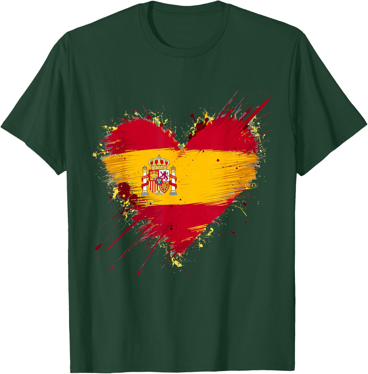 Spain Shirt 2024 Madrid Barcelona Europe Espanol Trip , Black, S T-Shirt - T-Shirt | Forest
