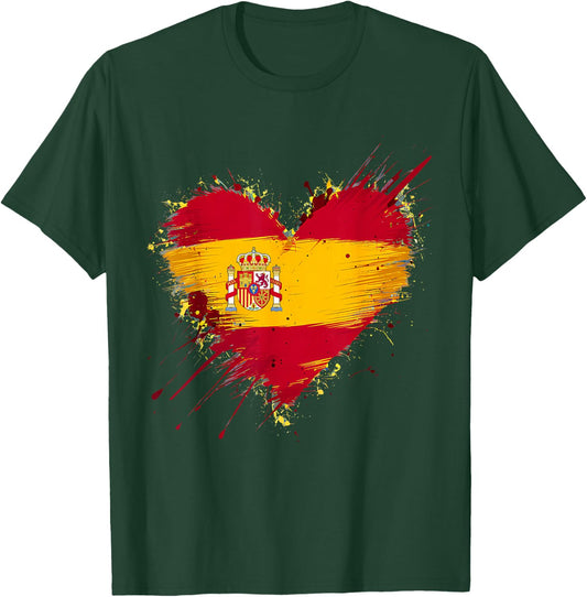 Spain Shirt 2024 Madrid Barcelona Europe Espanol Trip , Black, S T-Shirt - T-Shirt | Forest