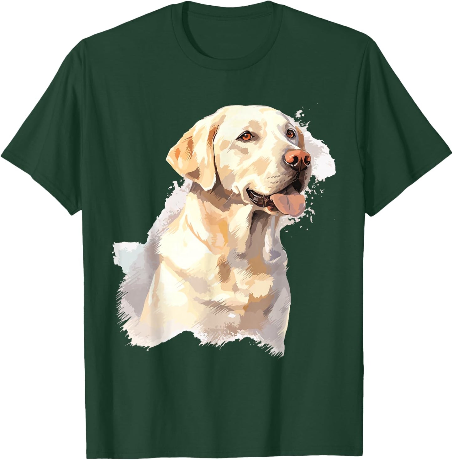 Labrador Watercolor T-Shirt - T-Shirt | Forest