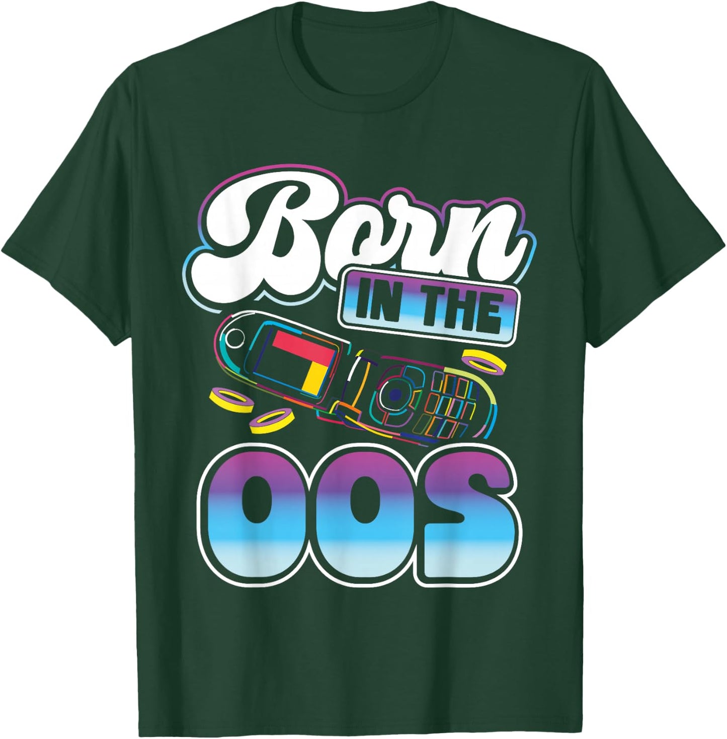 Born In The 00s | 2000 T-Shirt - T-Shirt | Forest
