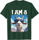 Kids 8 Years old 8 birthday Goats Boy Girl Goat T-Shirt - T-Shirt | Forest