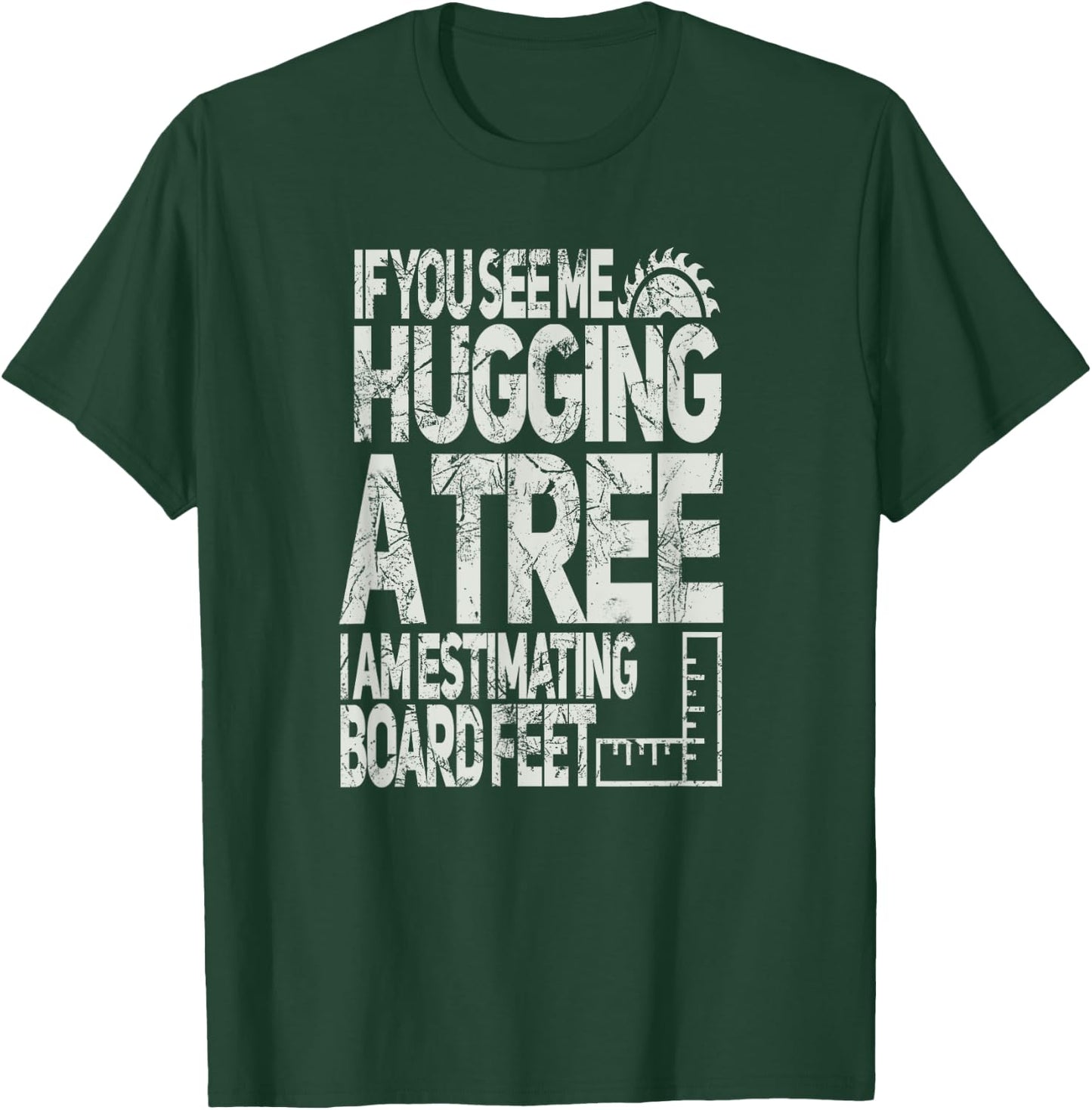 Funny Shirts for Wood Workers Men's Black Woodworking Small Short Sleeve T-Shirt - T-Shirt | Forest