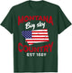 Montana USA American Flag Montanans T-Shirt - T-Shirt | Forest