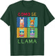 Funny Como Se LLAMA Animal for LLAMA Lovers T-Shirt - T-Shirt | Forest