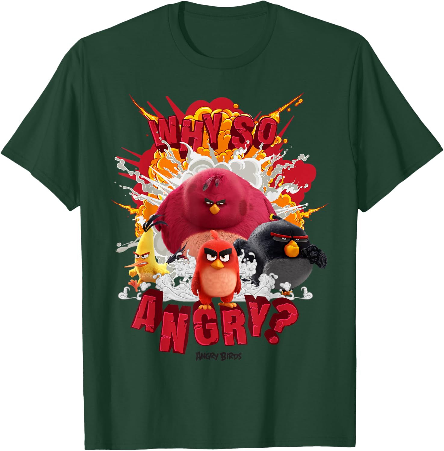 Angry Birds Why So Angry T-Shirt - T-Shirt | Forest