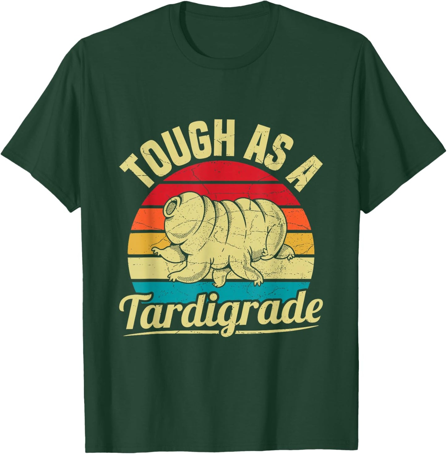 Tough as a tardigrade Quote for a Tardigrade Fan , Small, Black T-Shirt - T-Shirt | Forest