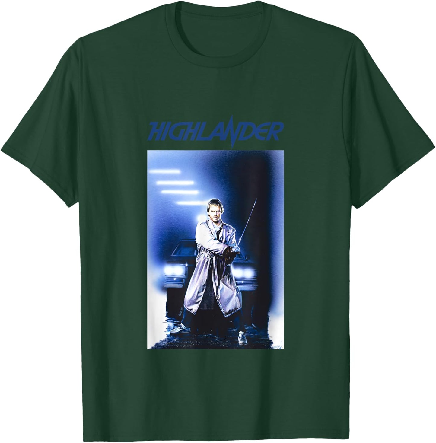 Highlander 1986 Dragon Head Katana T-Shirt - T-Shirt | Forest
